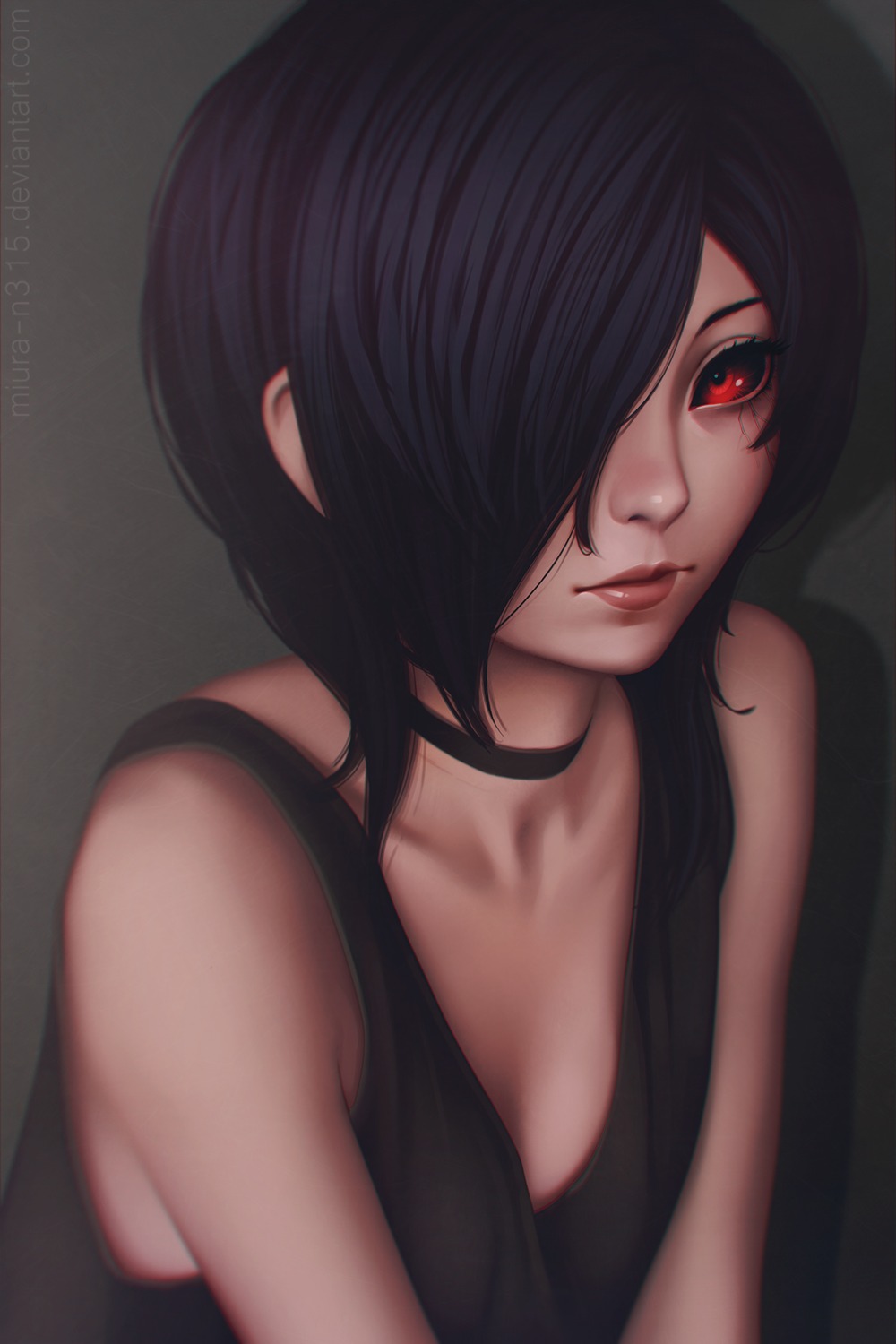 cleavage, kirishima_touka, miura_naoko, tokyo_ghoul