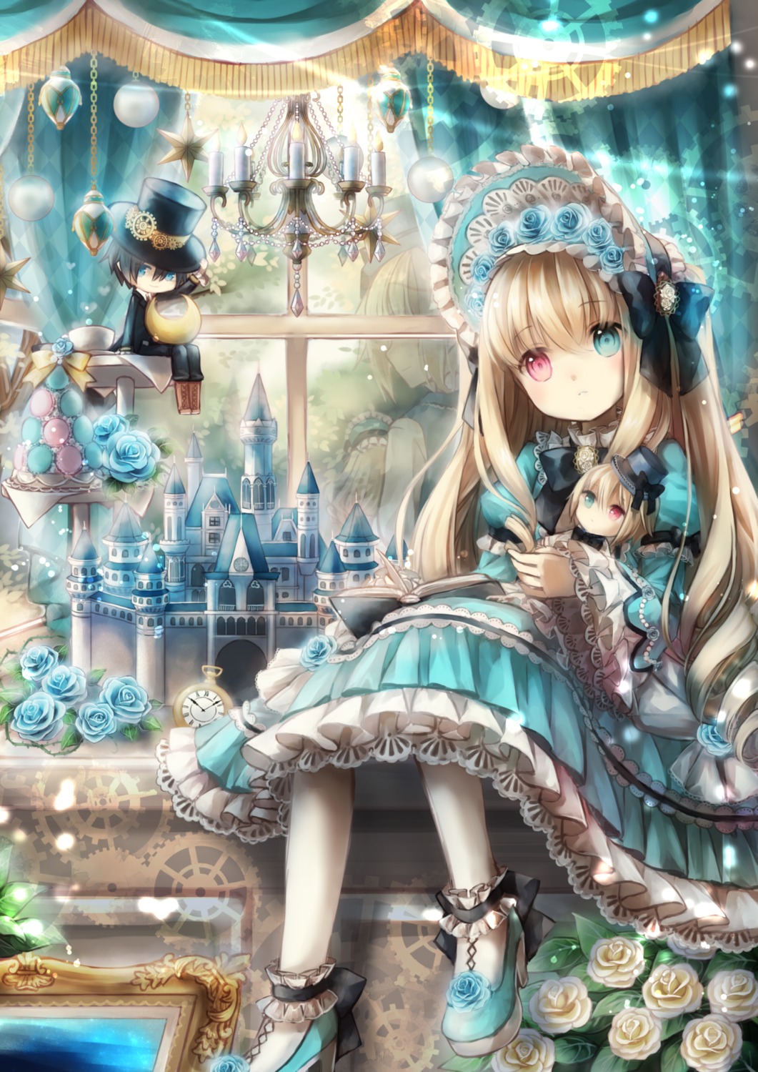 alicia_rose, allen_rose, dress, heels, heterochromia, lolita_fashion, yumeichigo_alice