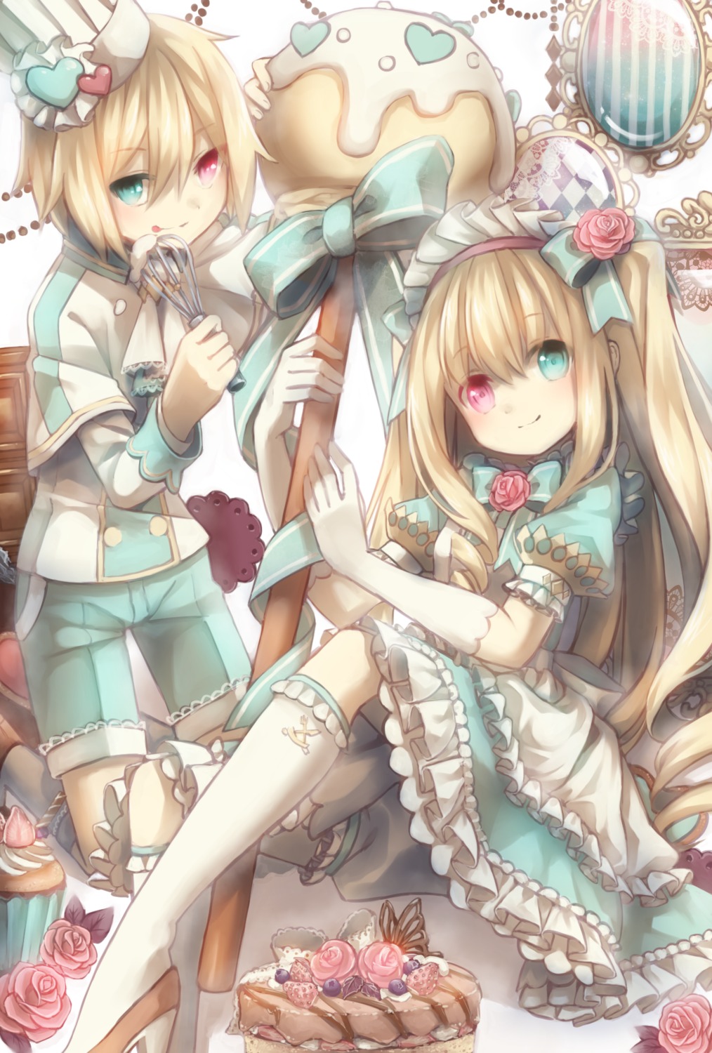 alicia_rose, allen_rose, dress, heels, heterochromia, lolita_fashion, yumeichigo_alice
