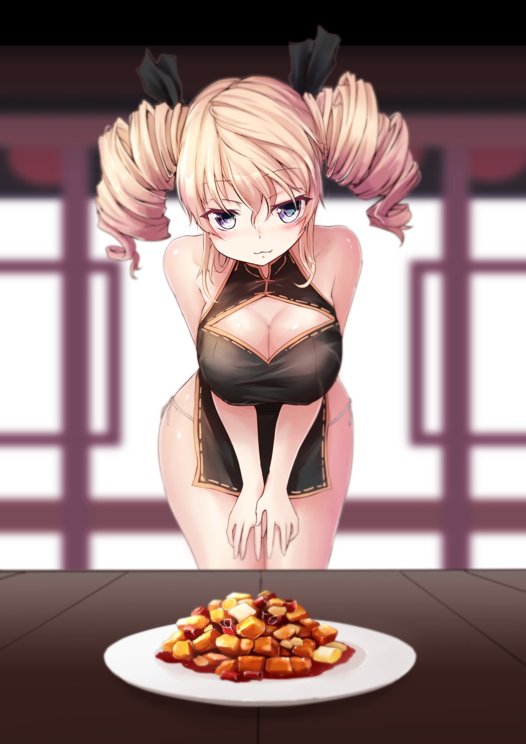 chinadress, cleavage, pantsu, string_panties, zheyi_parker