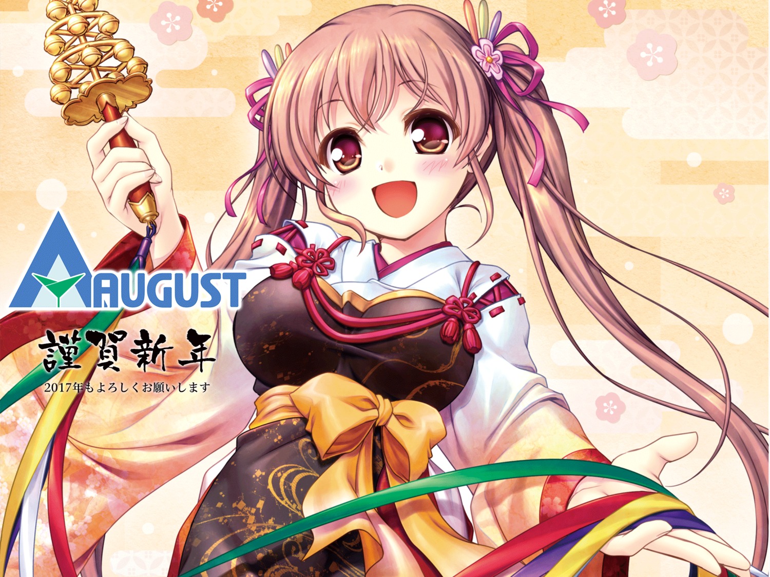 august, bekkankou, miko, sen_no_hatou_tsukisome_no_kouki, shiinoha_kotone