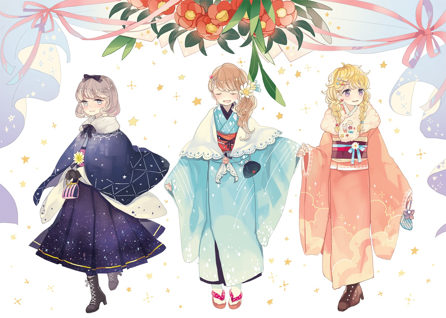 dress, heels, kimono, mig_(36th_underground)