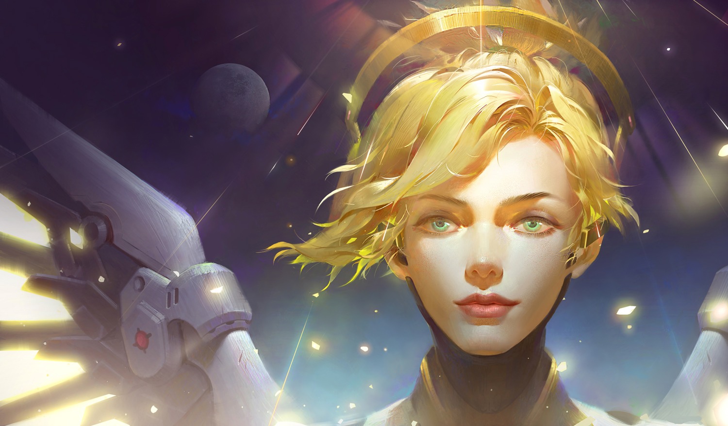 jinn_avalon, mercy_(overwatch), overwatch, wings