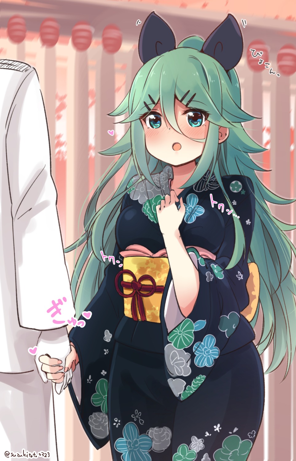kantai_collection, kimono, suzuki_toto, yamakaze_(kancolle)