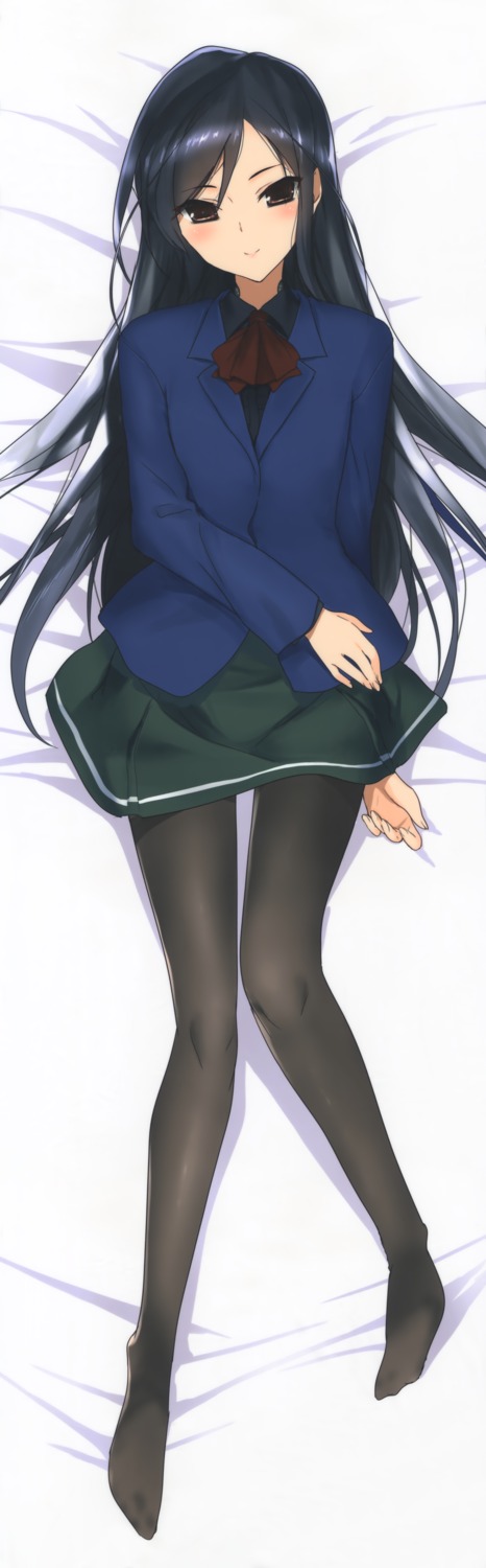 accel_world, dakimakura, hima, kuroba_sayuki, pantyhose, seifuku