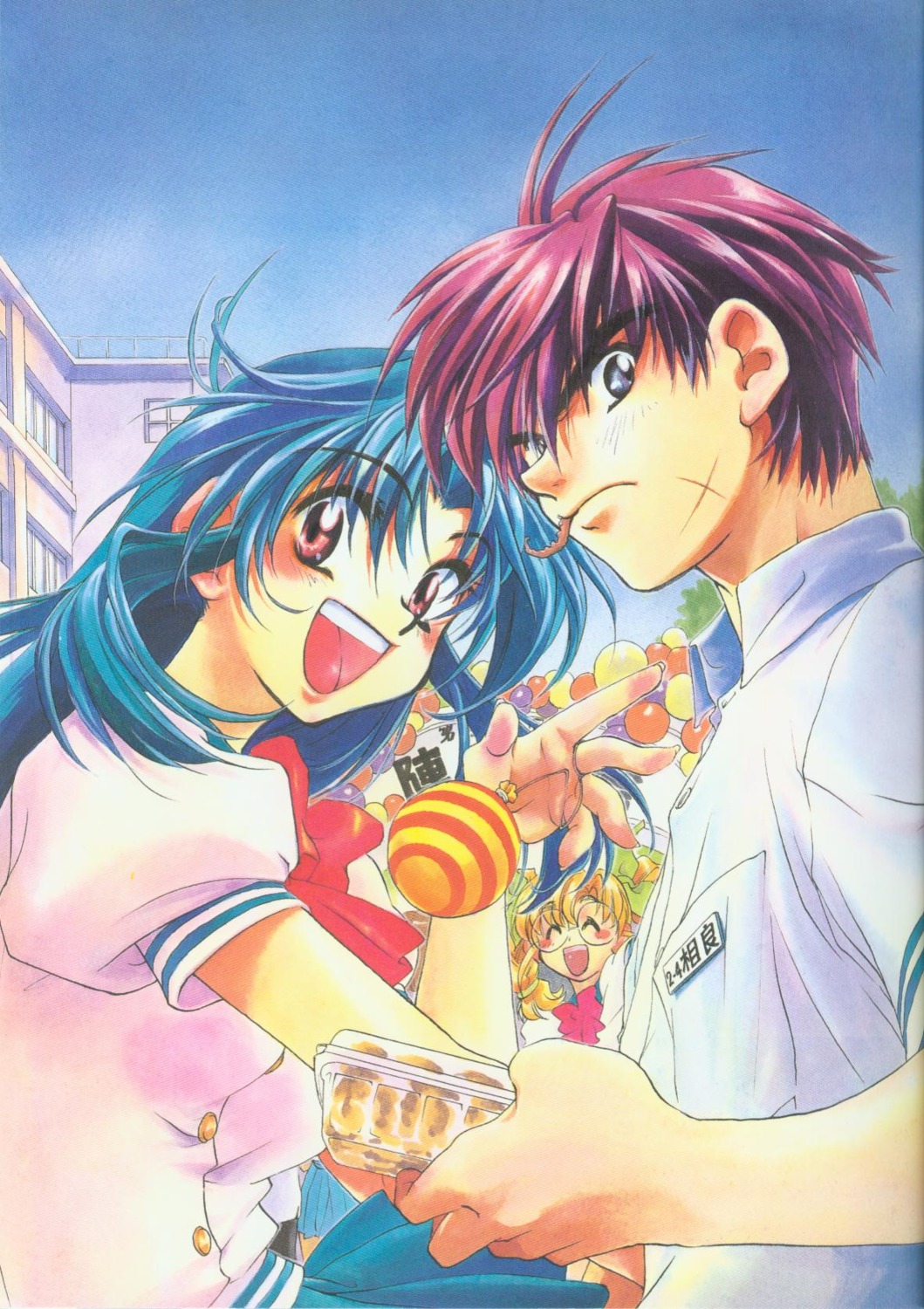 chidori_kaname, full_metal_panic, sagara_sousuke, seifuku, shikidouji, tokiwa_kyouko