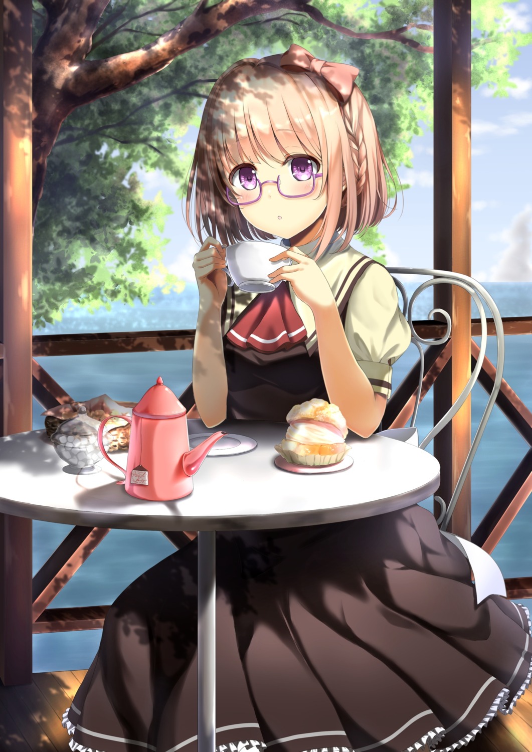 dress, kinakomochi_(egoist), megane