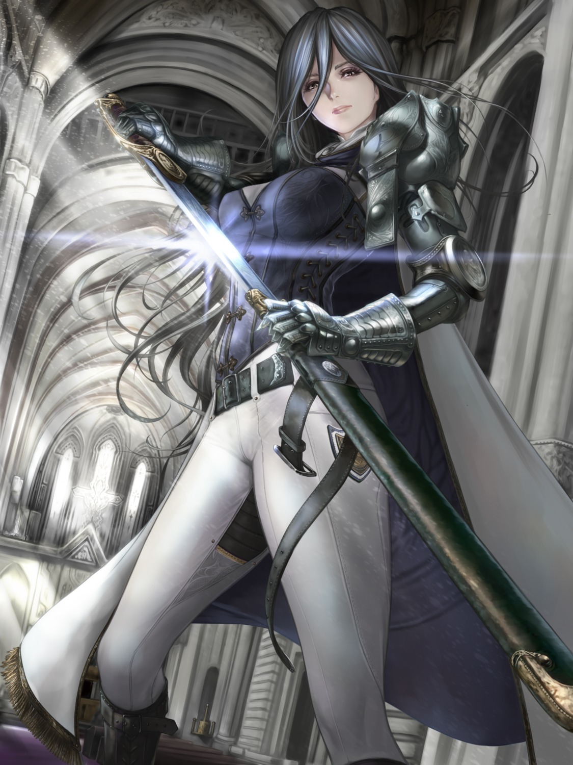 armor, shisshou_senkoku, sword