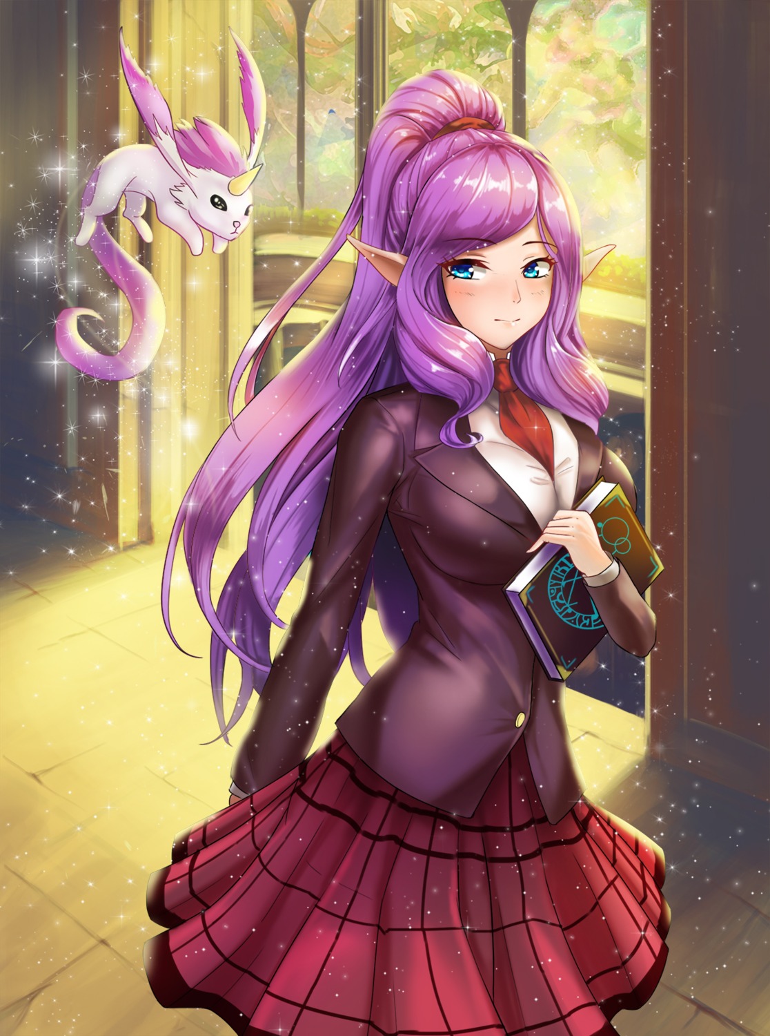 blak_at, janna_windforce, league_of_legends, pointy_ears, seifuku, zephyr