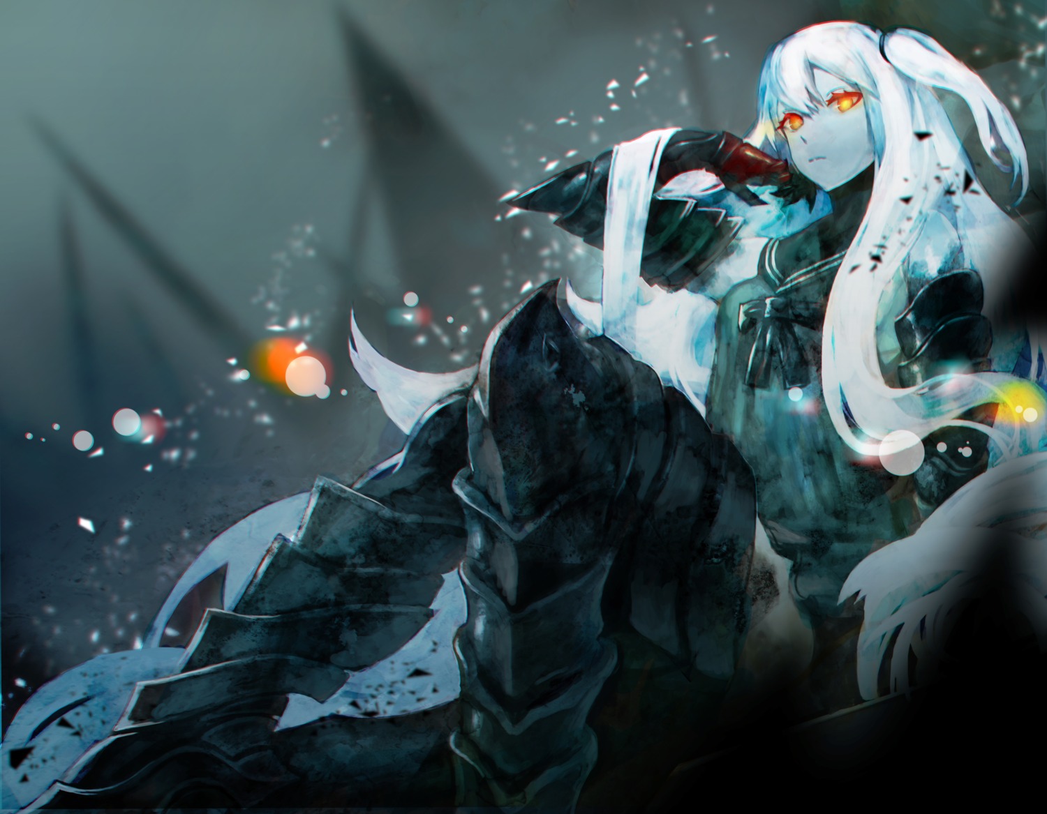 aircraft_carrier_oni, armor, kantai_collection, seifuku, tomiya7112