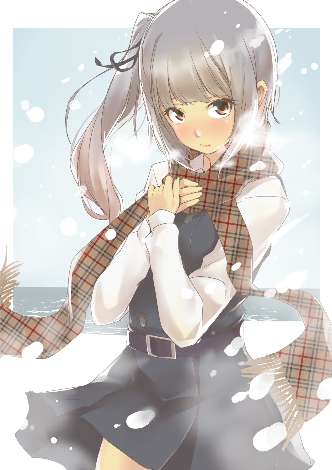 kantai_collection, kasumi_(kancolle), nekotama1987, seifuku