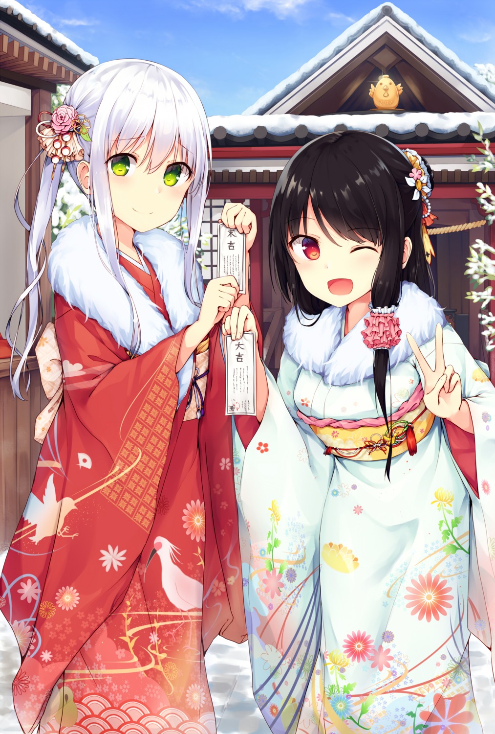 kimono, shiyake_mitoko, takishima_shiori, tsuchikure