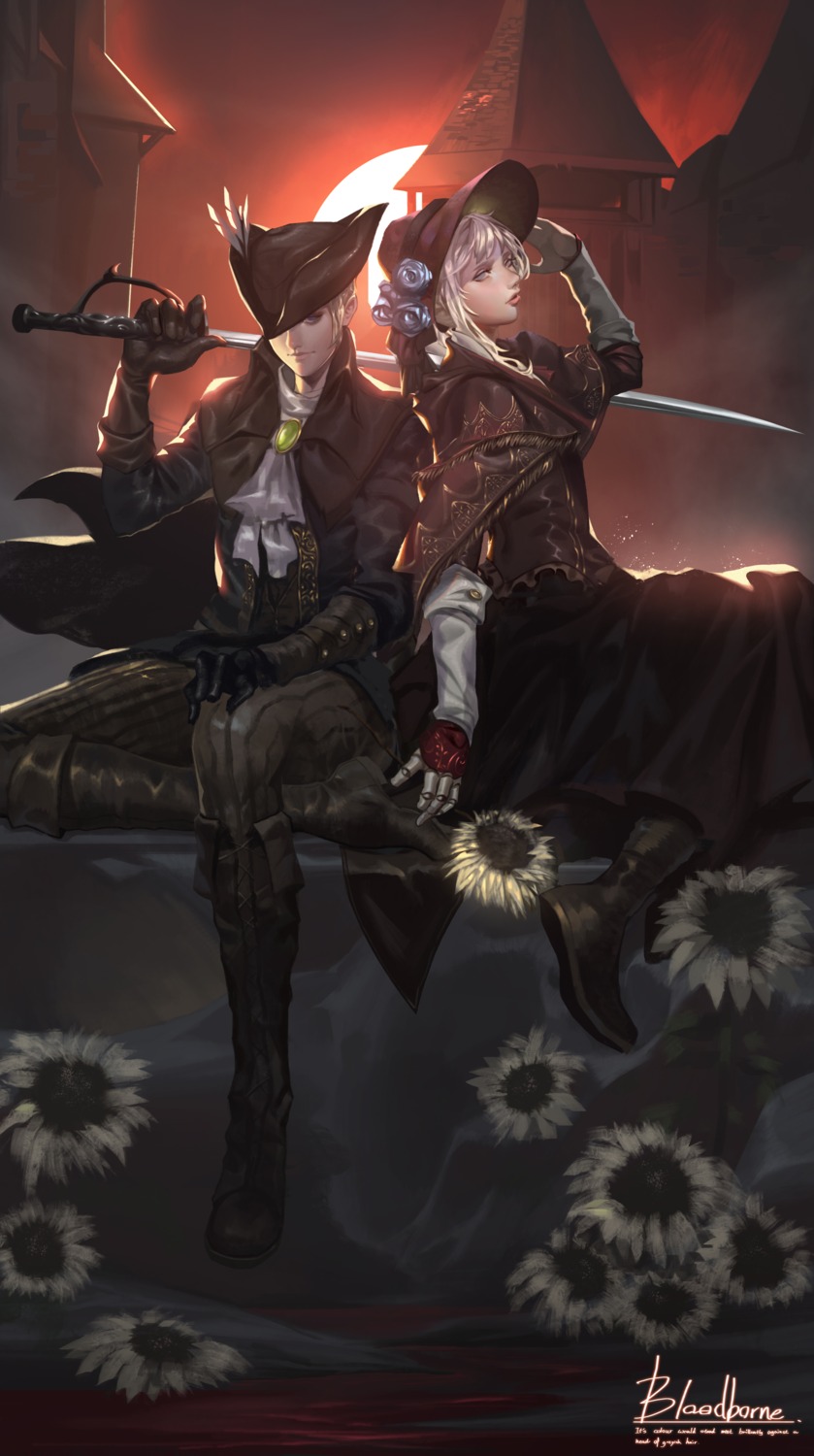 baka_(mh6516620), bloodborne, dress, lady_maria_of_the_astral_clocktower, plain_doll, sword