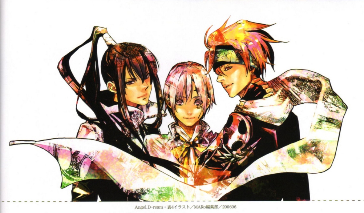 allen_walker, d.gray-man, houseki-hime, kanda_yu, lavi, male