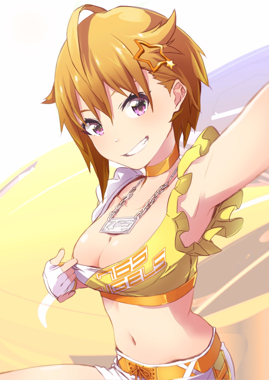 cleavage, ibuki_tsubasa, no_bra, the_idolm@ster, the_idolm@ster_million_live!, yoshito