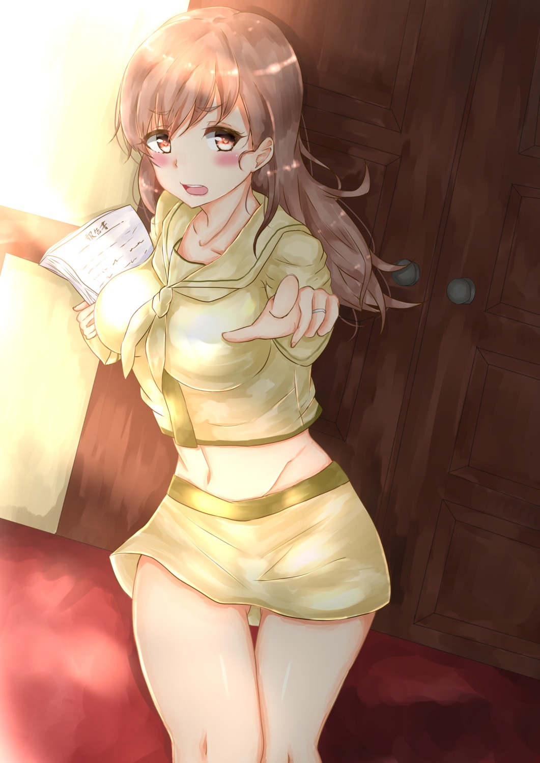 kantai_collection, ooi_(kancolle), pantsu, riyo_(ryon_96), seifuku
