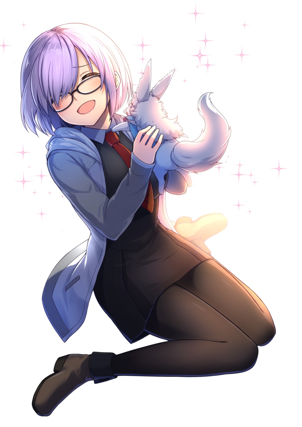 fate/grand_order, heels, mash_kyrielight, megane, oyaji_kusa, pantyhose