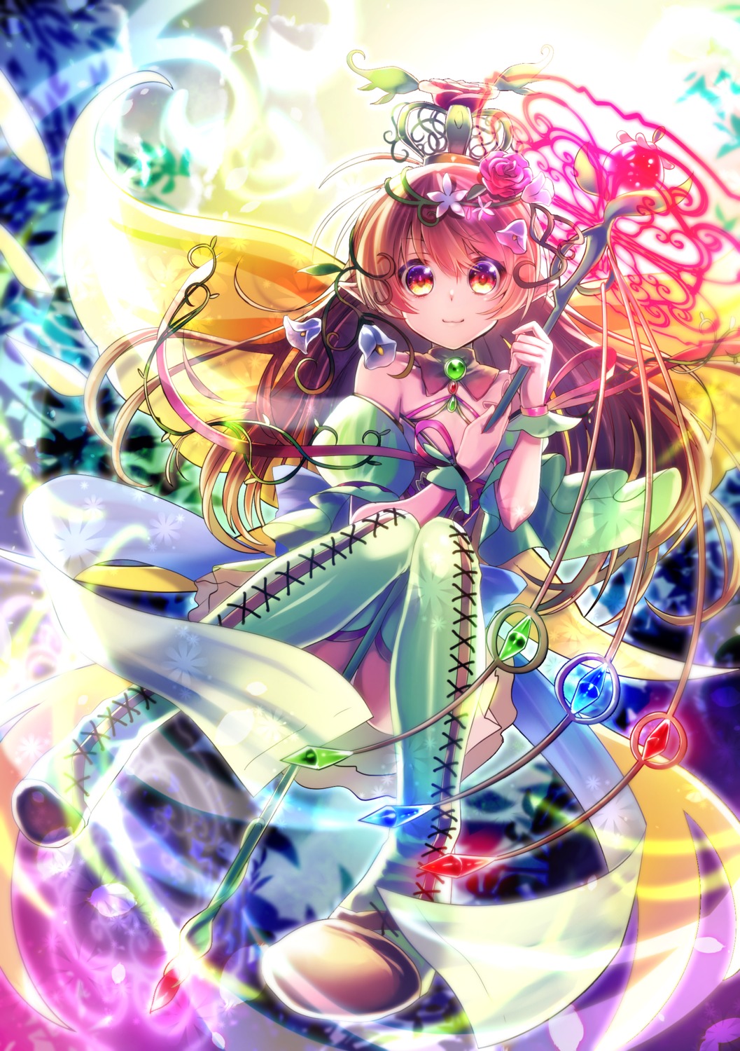 ayamori_mimi, gothic_wa_mahou_otome, thighhighs, wings