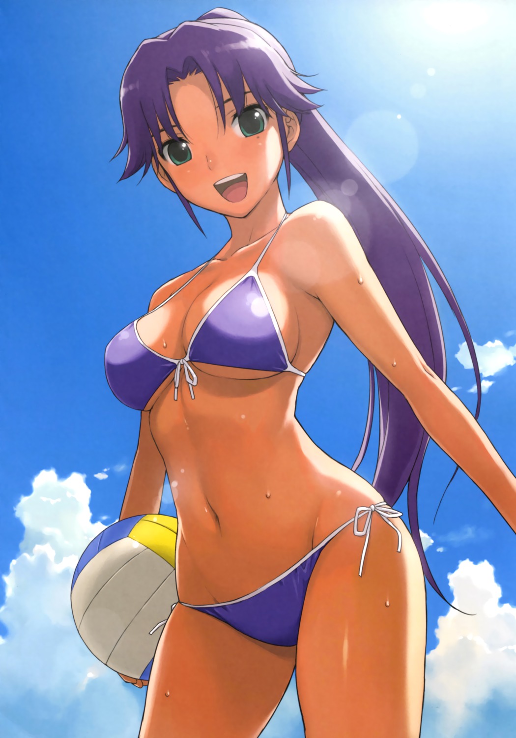 asuka_(dream_c_club), bikini, cleavage, dream_c_club_zero, morisawa_haruyuki, swimsuits, underboob