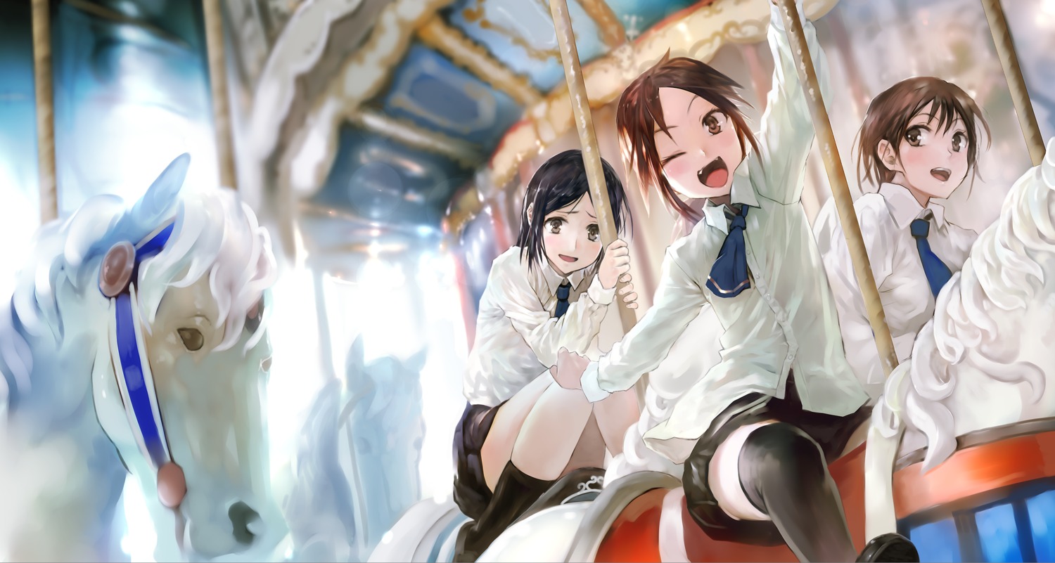 bob, sangatsu_no_phantasia, seifuku, thighhighs