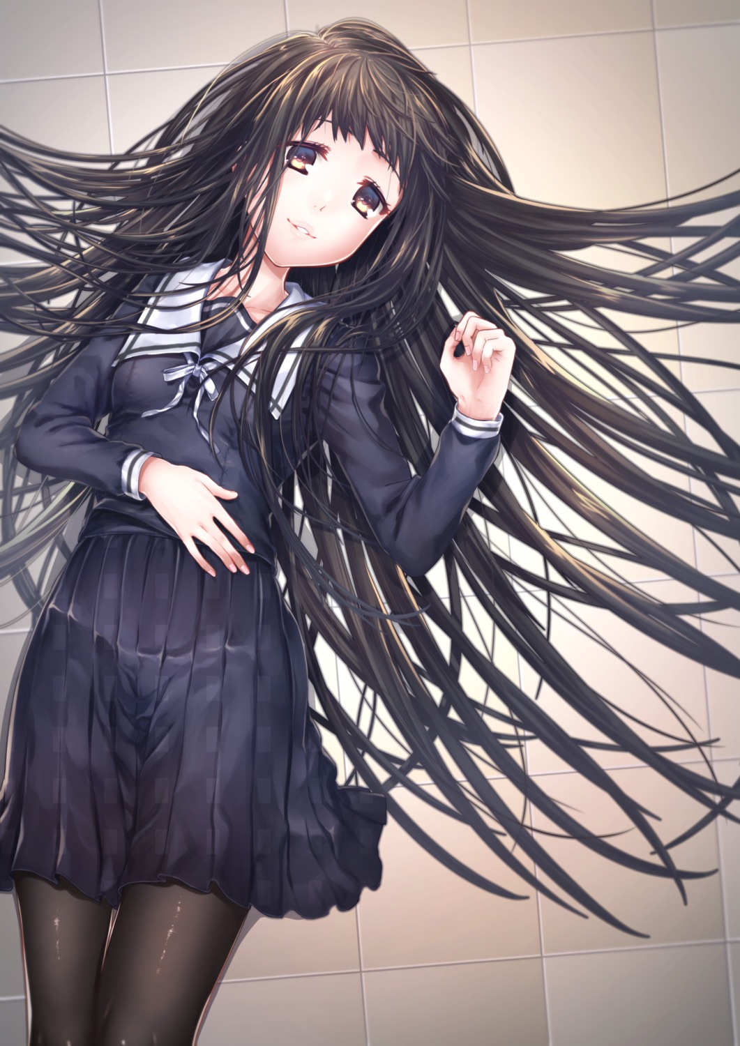 debi_(akuma), pantyhose, seifuku