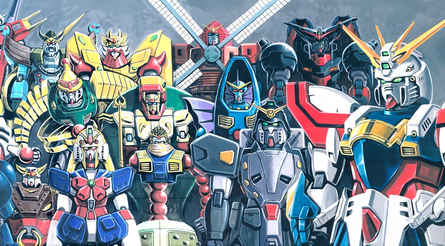g_gundam, gundam, mecha, okawara_kunio