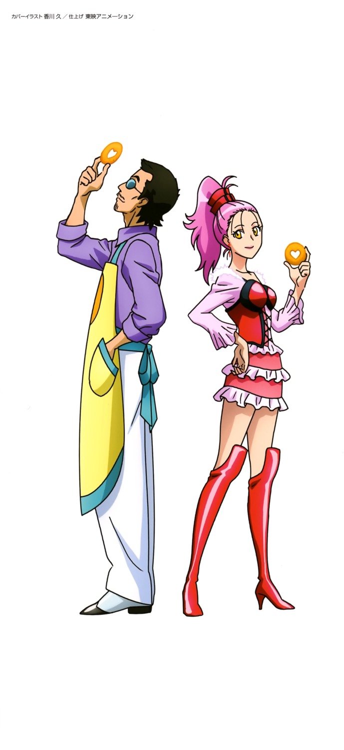 chinen_miyuki, fresh_precure!, heels, kagawa_hisashi, kaoru_(fresh), megane, precure