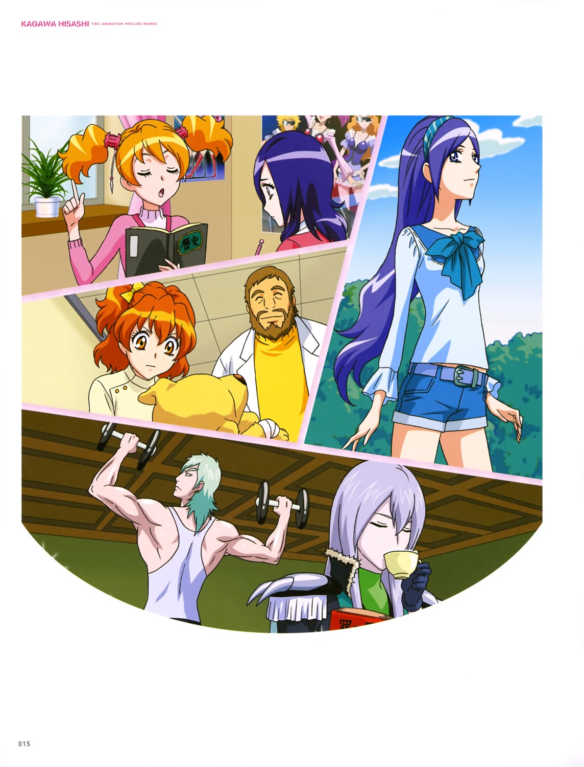 aono_miki, fresh_precure!, higashi_setsuna, momozono_love, precure, soular, westar, yamabuki_inori