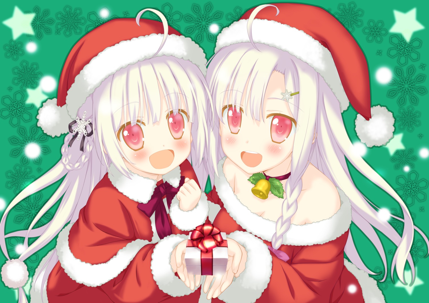 astralair_no_shiroki_towa, astralair_no_shiroki_towa_finale_-shiroki_hoshi_no_yume-, christmas, cleavage, dress, favorite, shida_kazuhiro, shiraha_yuki