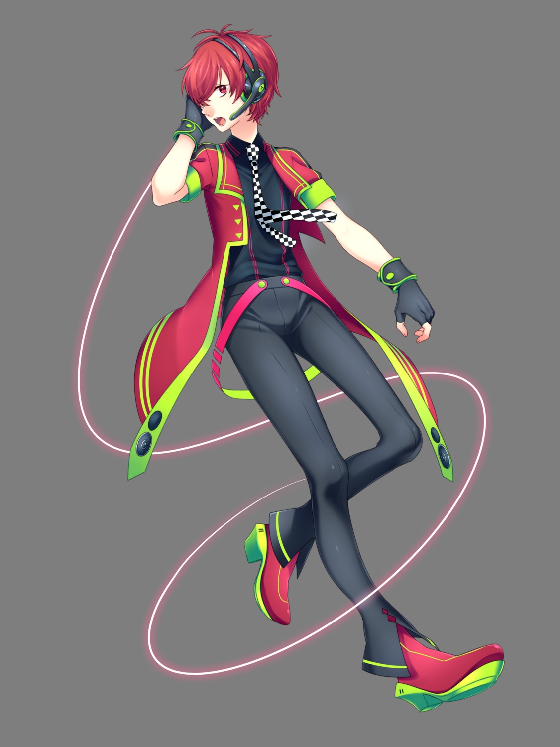fukase, headphones, male, sakura_chiyo_(konachi000), transparent_png, vocaloid