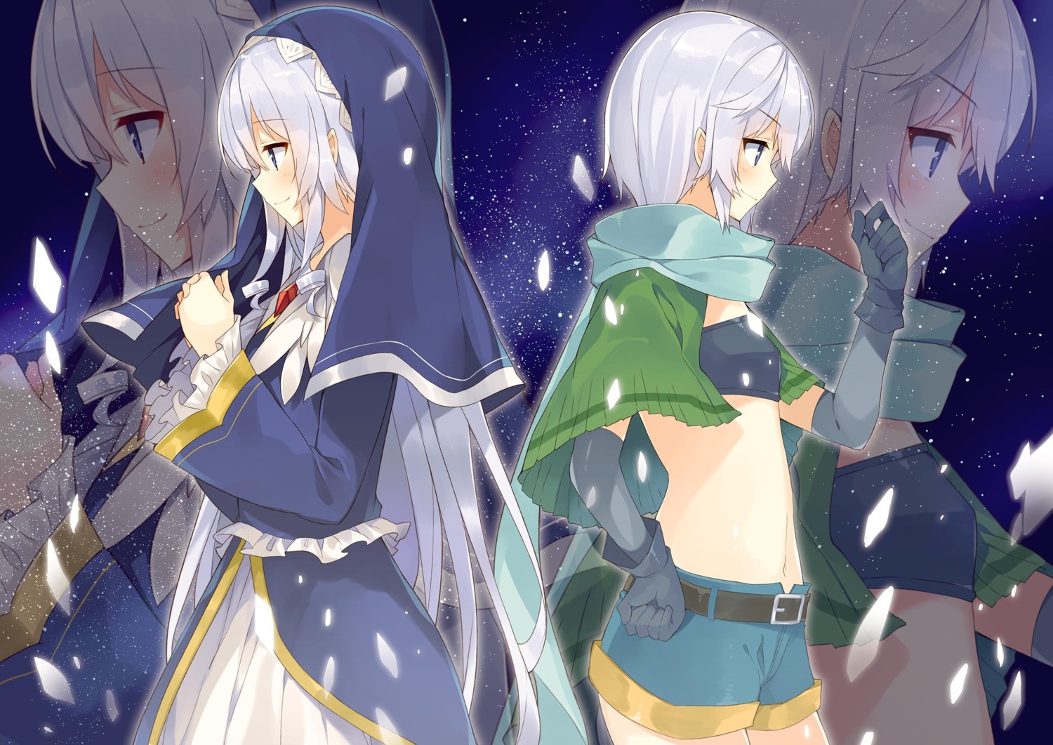 chris_(konosuba), digital_version, eris_(konosuba), kono_subarashii_sekai_ni_shukufuku_wo!, mishima_kurone, nun