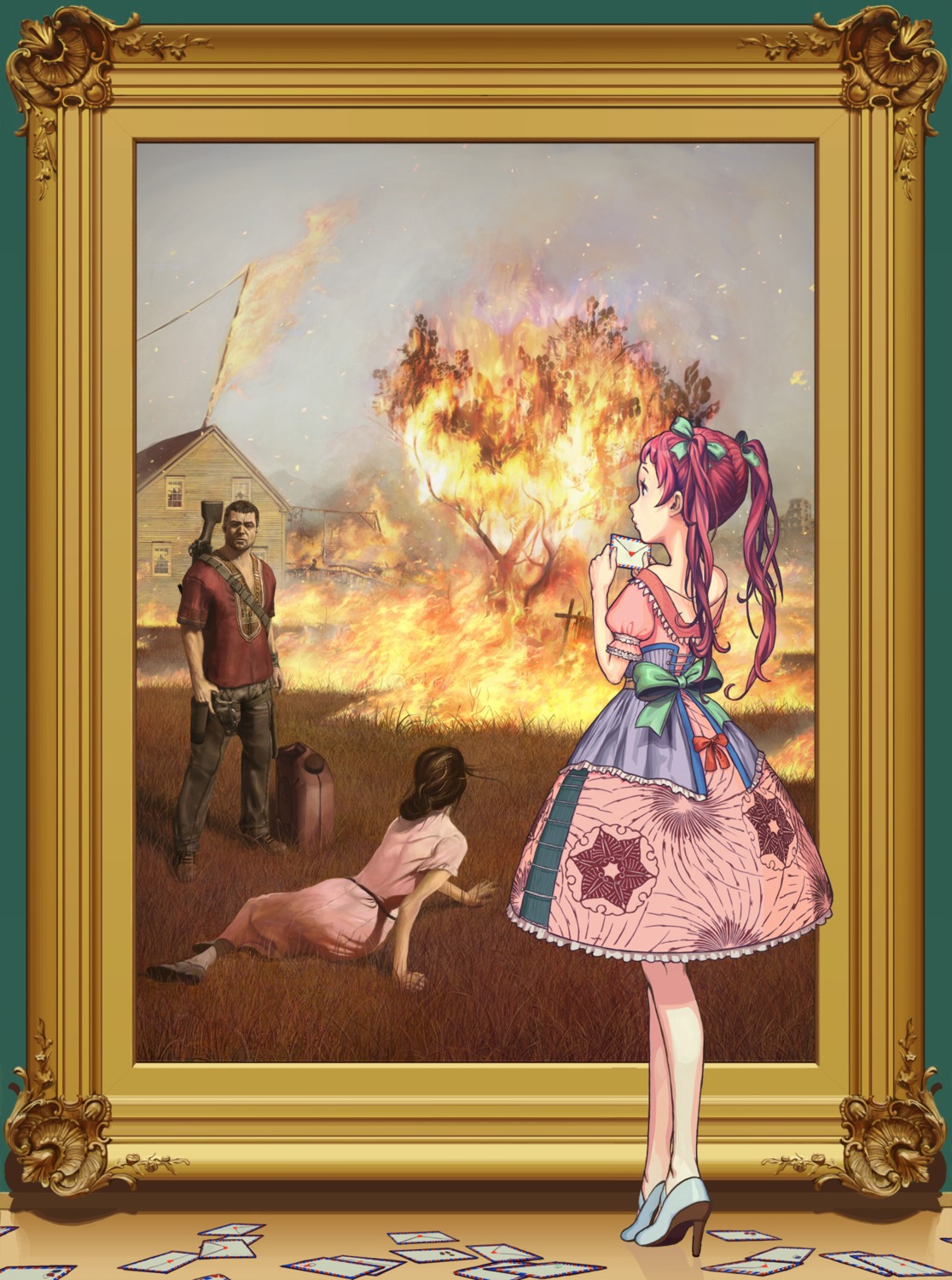 dress, far_cry_2, heels, nababa, weapon