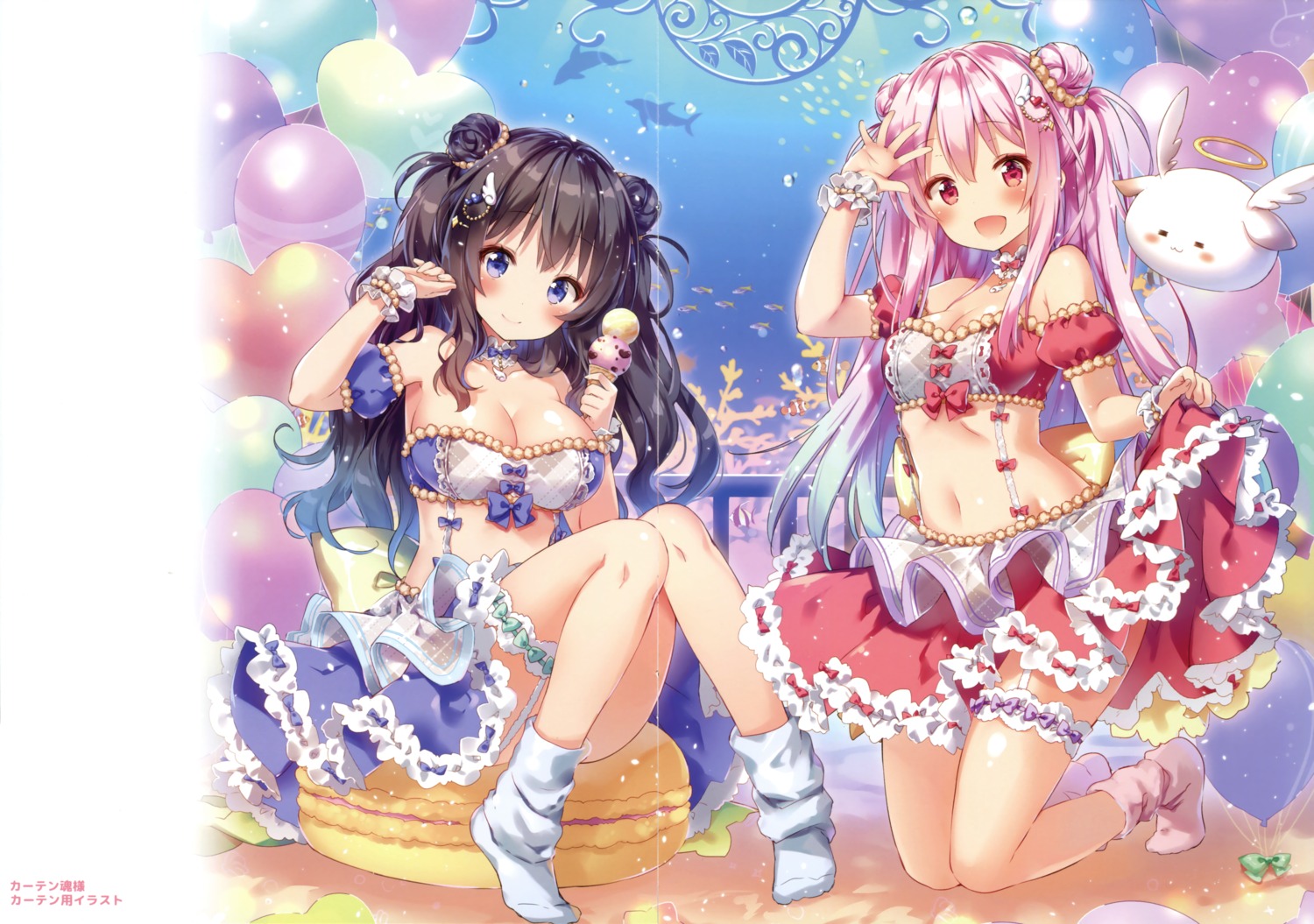 cleavage, crease, eterna, fixme, garter, luanastia_fluegel, rianastia_fluegel, riichu, skirt_lift