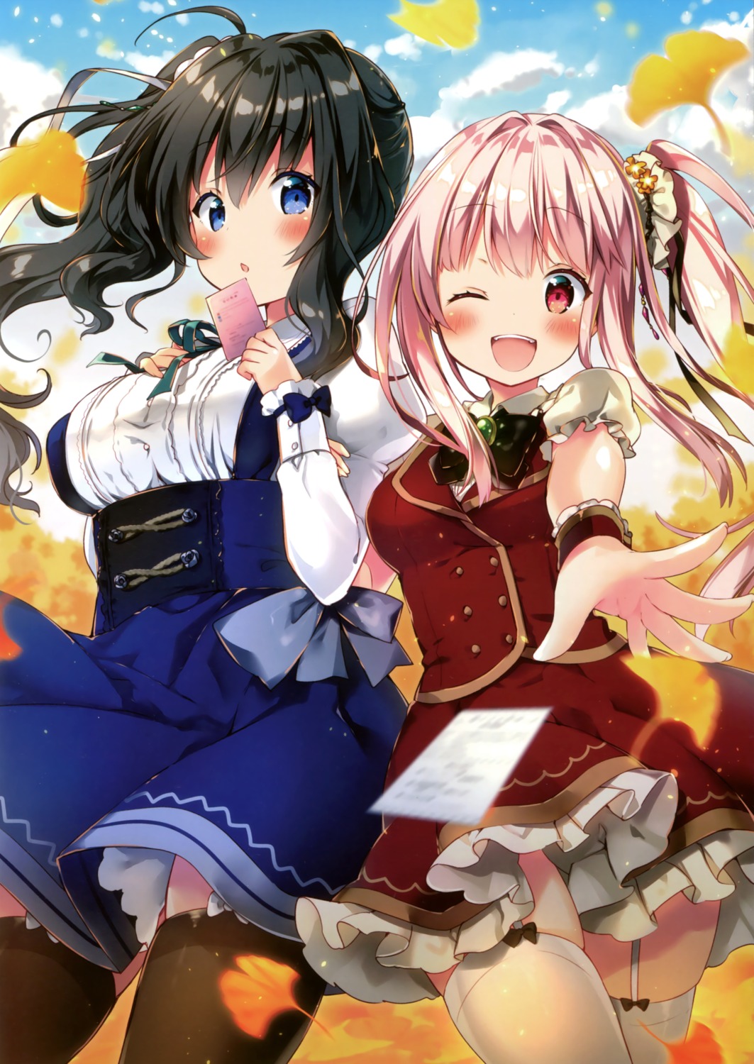 eterna, luanastia_fluegel, rianastia_fluegel, riichu, stockings, thighhighs