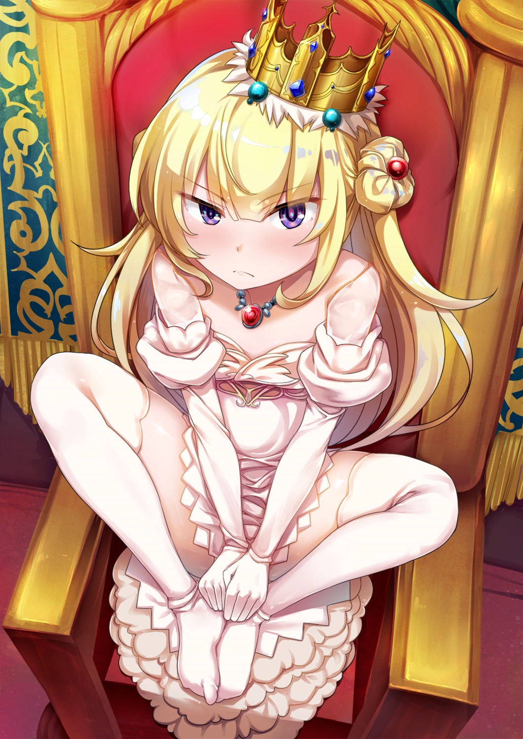 dress, feet, sorano_(12gou), thighhighs