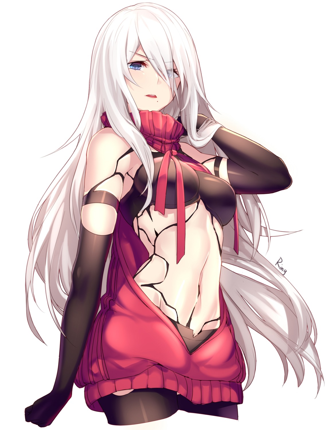 aki663, mecha_musume, nier, nier_automata, yorha_type_a_no.2