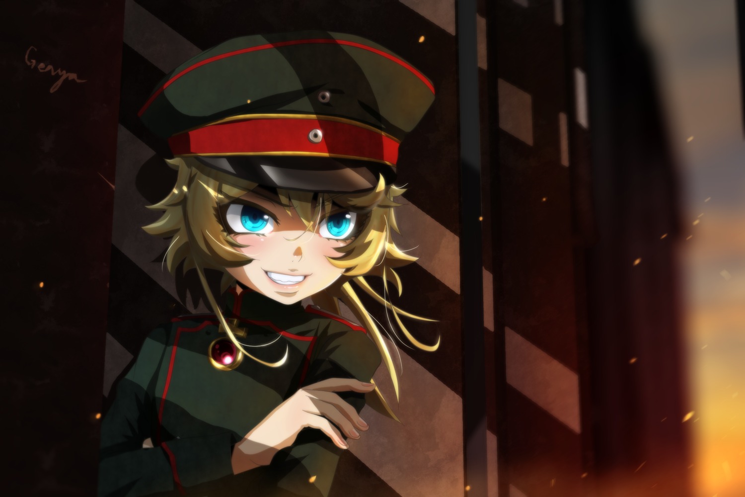 genya_(genya67), tanya_degurechaff, uniform, youjo_senki