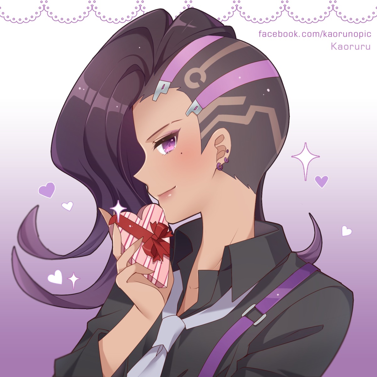 atobesakunolove, overwatch, sombra, valentine