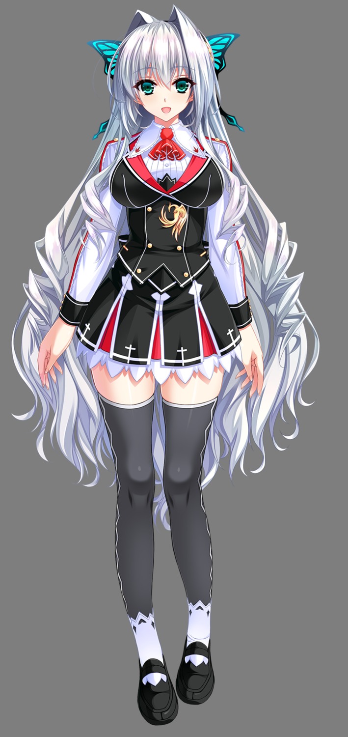 amasaka_takashi, clip_craft, seifuku, thighhighs, tiana_havel_netherlands, transparent_png, unionism_quartet, unionism_quartet_a3-days