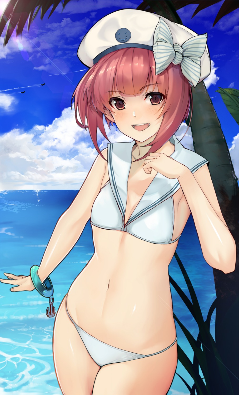 bikini, cleavage, ganida_boushoku, kantai_collection, swimsuits, z3_max_schultz_(kancolle)