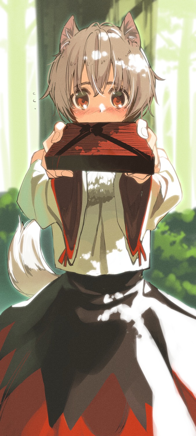 animal_ears, inubashiri_momiji, seu_kaname, tail, touhou