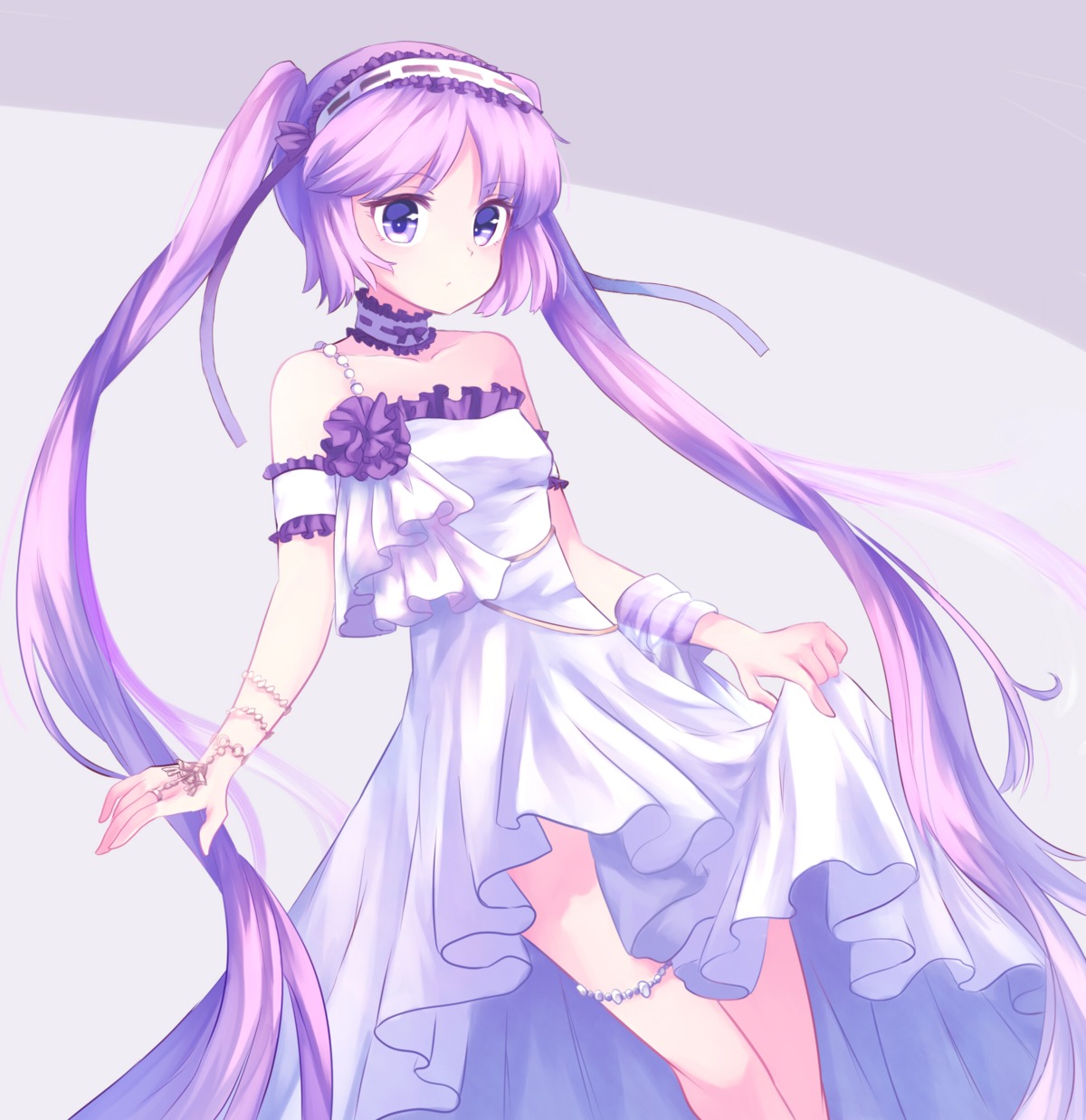 dress, euryale, fate/grand_order, skirt_lift, yanaki_(yngaailg)