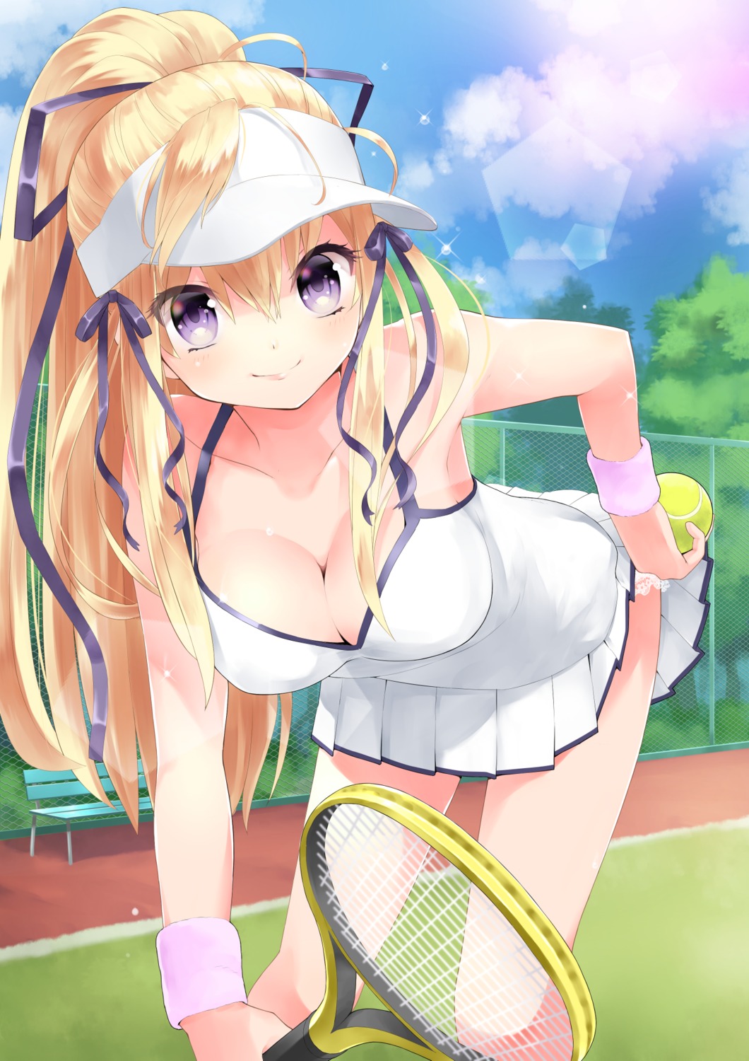 cleavage, pantsu, rin2008, tennis