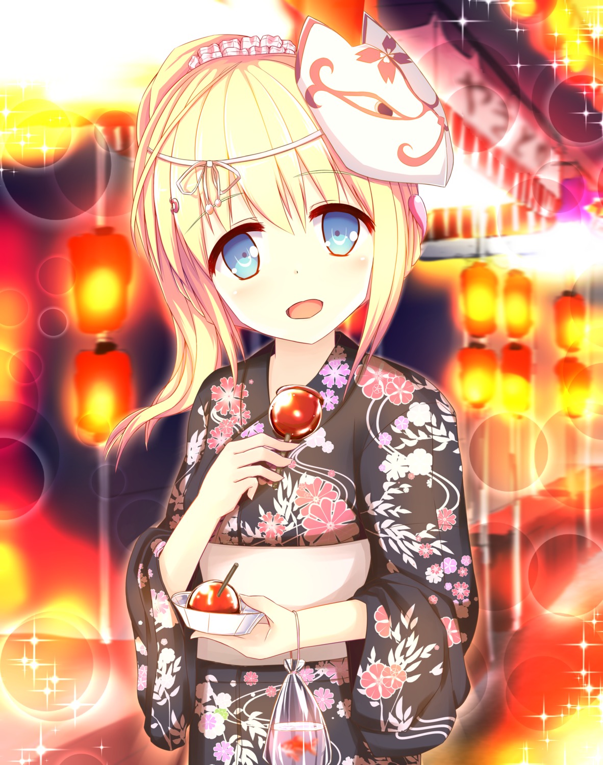 clover_day's, takakura_anzu, unwitherer, yukata