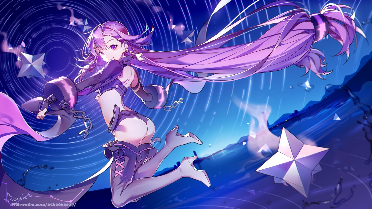 ass, bikini_armor, forever_7th_capital, heels, rosele, thighhighs