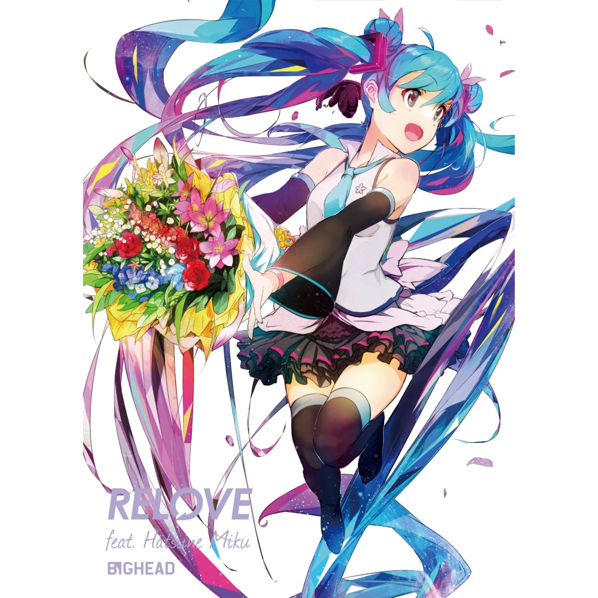 apapico, hatsune_miku, thighhighs, vocaloid