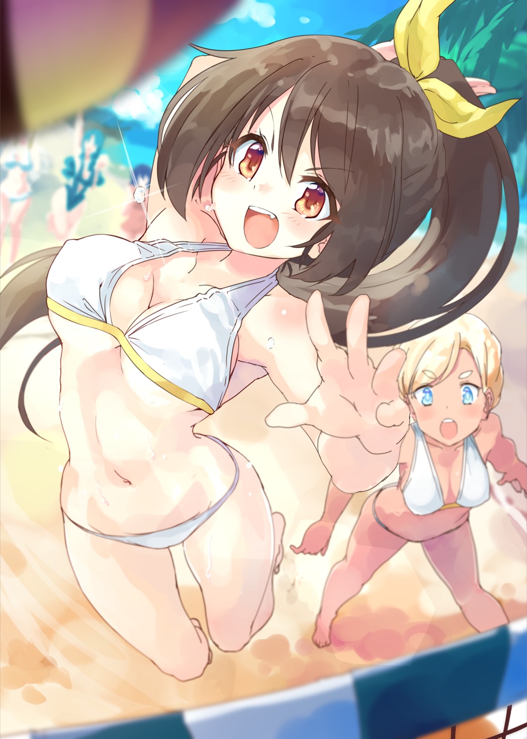 bikini, cleavage, naka_akira, swimsuits, underboob
