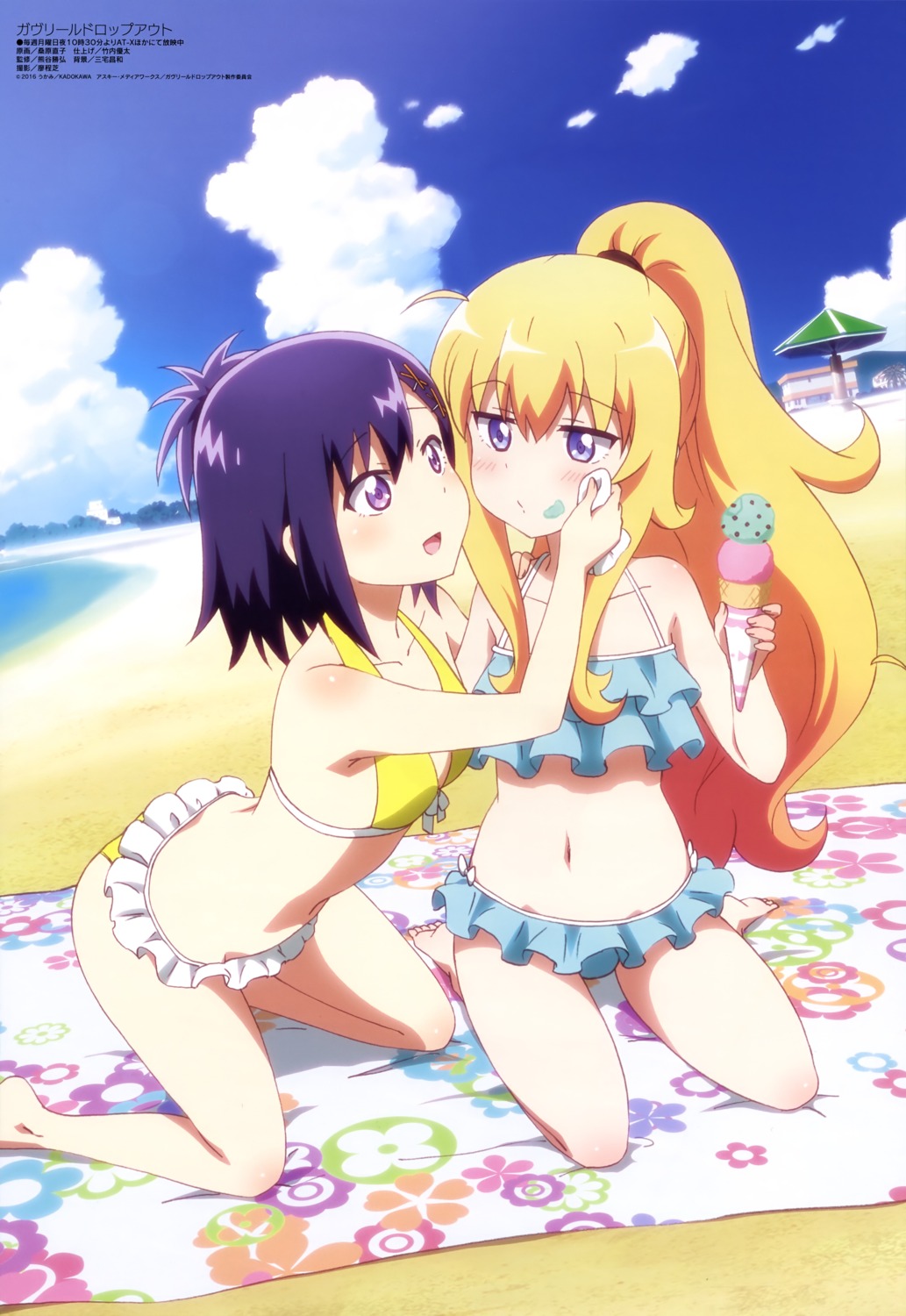 bikini, gabriel_dropout, kuwabara_naoko, swimsuits, tenma_gabriel_white, tsukinose_vignette_april