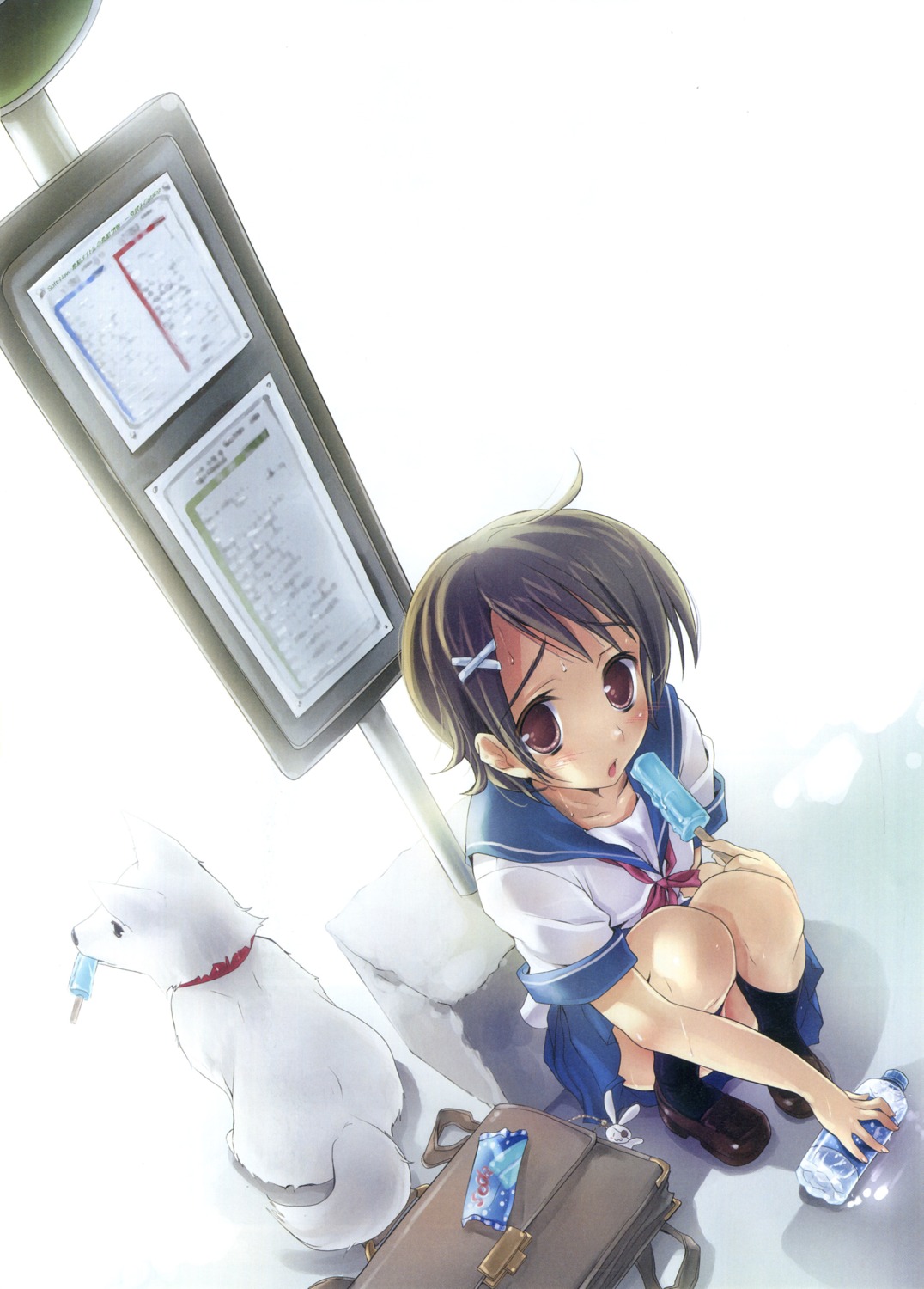 nekou_izuru, screening, seifuku