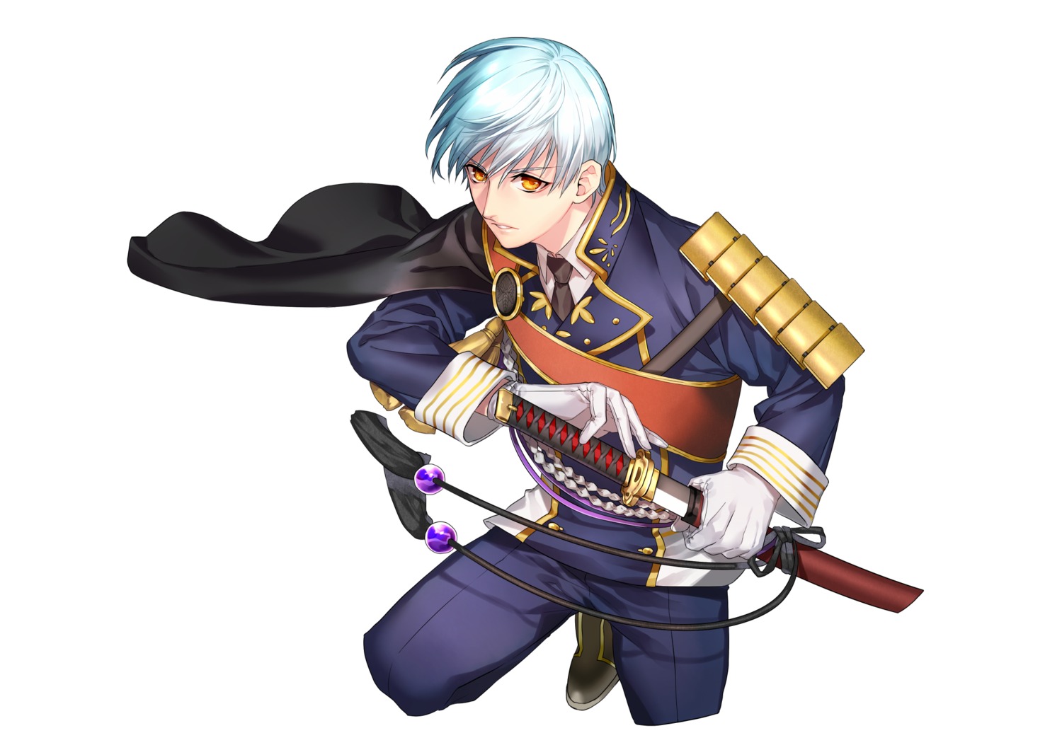 hokora_(n70), ichigo_hitofuri, male, sword, touken_ranbu, uniform